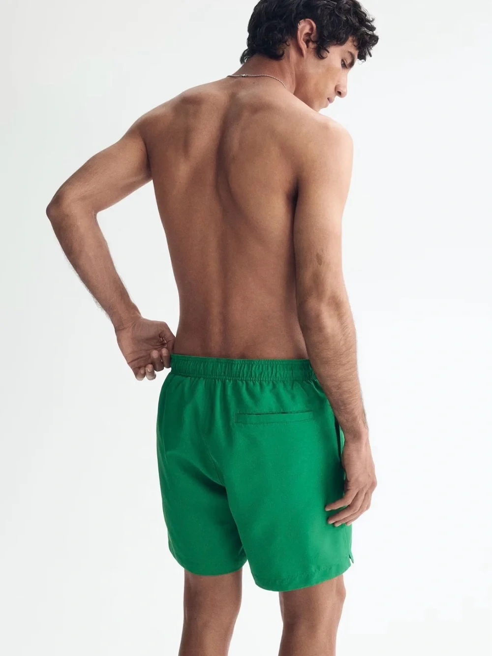 H&M Bright Green Men's Swim Trunks